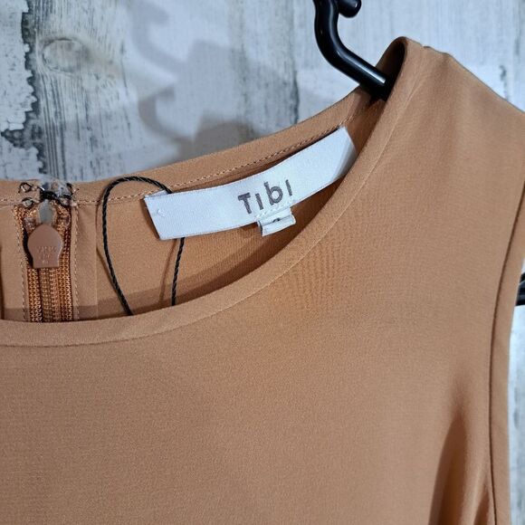 NWOT Tibi Cold Shoulder Shirt - Picture 5 of 7